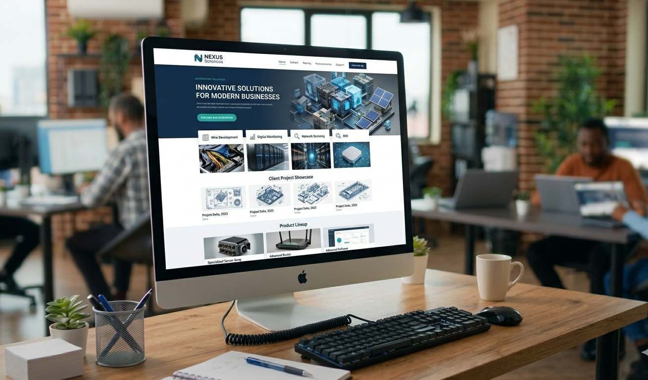 Customers evaluating a business website to determine credibility and professionalism.